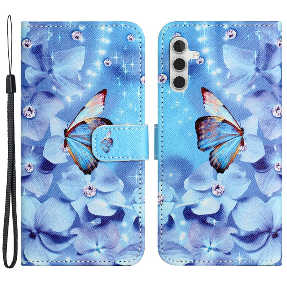 For Samsung Galaxy A25 5G (Global) (161.0 x 76.5 x 8.3mm) 3D Pattern Printing Phone Case PU Leather Wallet Stand Cover