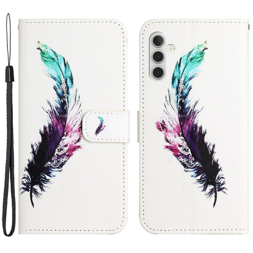 For Samsung Galaxy A25 5G (Global) (161.0 x 76.5 x 8.3mm) 3D Pattern Printing Phone Case PU Leather Wallet Stand Cover