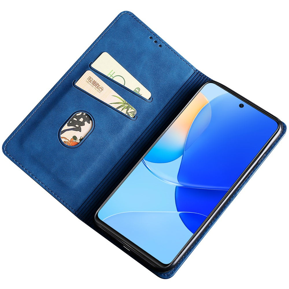 Huawei Enjoy 60 Pro / nova 11i / Maimang 20 kortholder i PU-læder med hudkontakt, cover med stativ