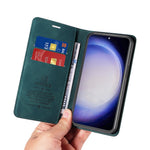 BETOPNICE 003 Stand Phone Case For Samsung Galaxy S23 FE PU Leather Flip Cover RFID Blocking Wallet