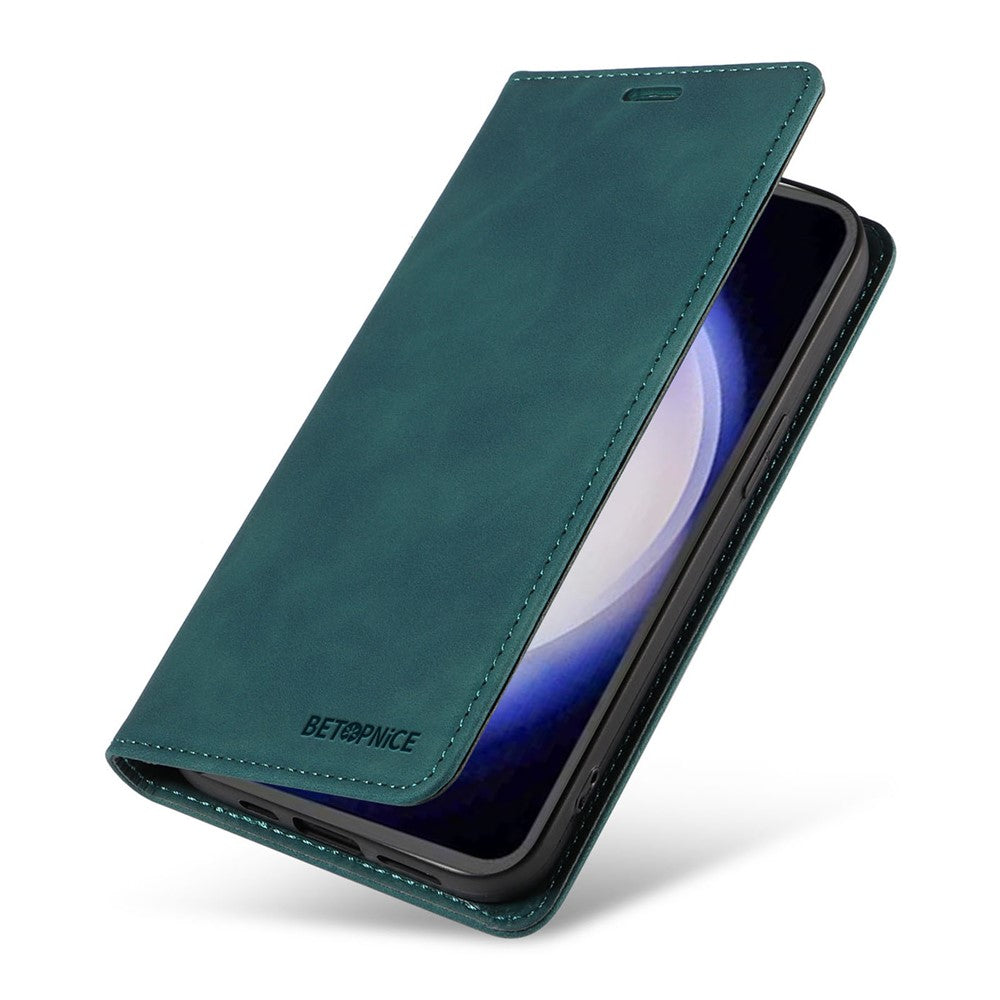 BETOPNICE 003 Stand Phone Case For Samsung Galaxy S23 FE PU Leather Flip Cover RFID Blocking Wallet