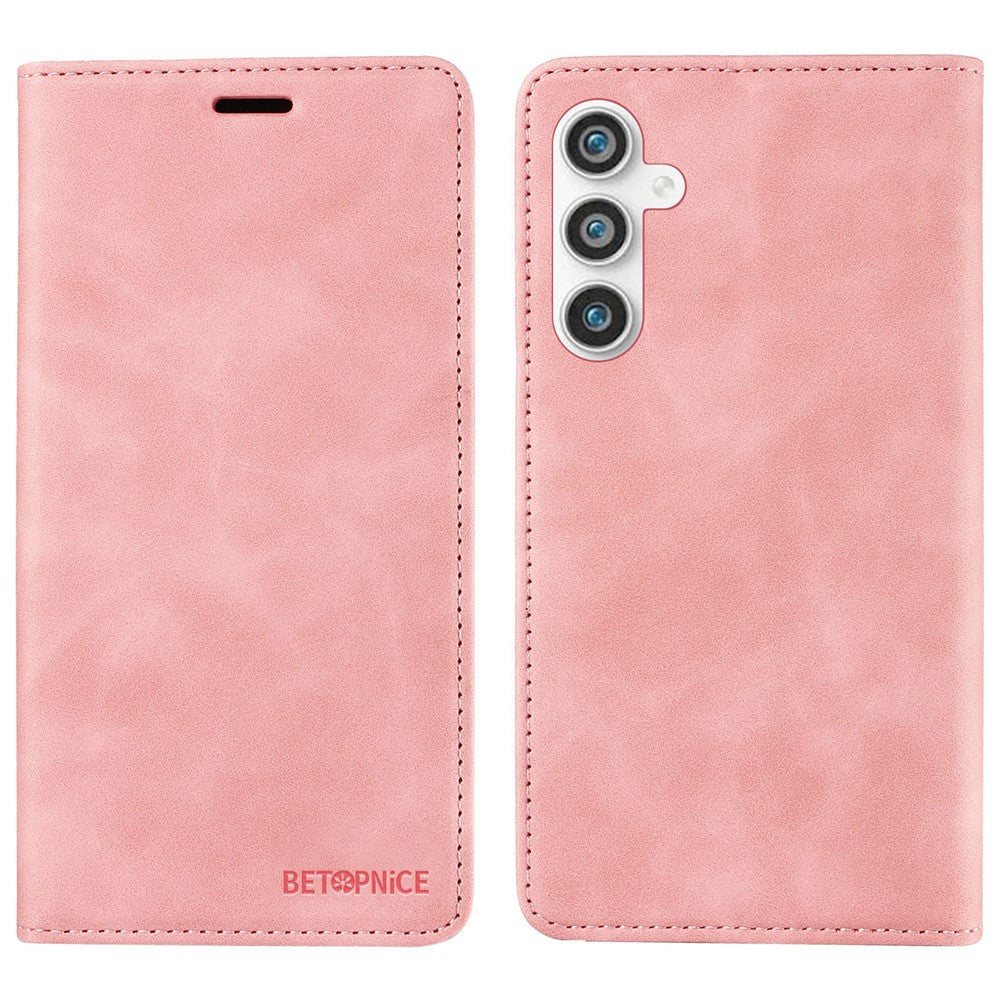 BETOPNICE 003 Stand Phone Case For Samsung Galaxy S23 FE PU Leather Flip Cover RFID Blocking Wallet
