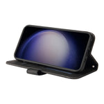 For Samsung Galaxy S23 FE Leather Wallet Cases Skin Touch Phone Cover Stand with Strap