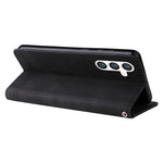 For Samsung Galaxy S23 FE Leather Wallet Cases Skin Touch Phone Cover Stand with Strap