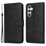 For Samsung Galaxy S23 FE Shockproof Flip Phone Shell PU Leather Wallet Phone Case Stand Calf Texture Cover
