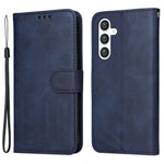 For Samsung Galaxy S23 FE Shockproof Flip Phone Shell PU Leather Wallet Phone Case Stand Calf Texture Cover