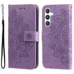 For Samsung Galaxy S23 FE Case Floral Pattern PU Leather Wallet Stand Phone Cover