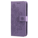 For Samsung Galaxy S23 FE Case Floral Pattern PU Leather Wallet Stand Phone Cover