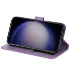 For Samsung Galaxy S23 FE Case Floral Pattern PU Leather Wallet Stand Phone Cover