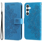 For Samsung Galaxy S23 FE Case Floral Pattern PU Leather Wallet Stand Phone Cover