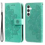 For Samsung Galaxy S23 FE Case Floral Pattern PU Leather Wallet Stand Phone Cover