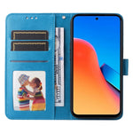 PU Leather Cover for Xiaomi Redmi 12 4G , Sunflower Imprinted Wallet Anti-Scratch Smartphone Case