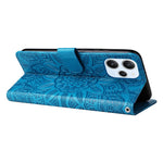 PU Leather Cover for Xiaomi Redmi 12 4G , Sunflower Imprinted Wallet Anti-Scratch Smartphone Case