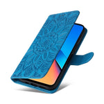 PU Leather Cover for Xiaomi Redmi 12 4G , Sunflower Imprinted Wallet Anti-Scratch Smartphone Case