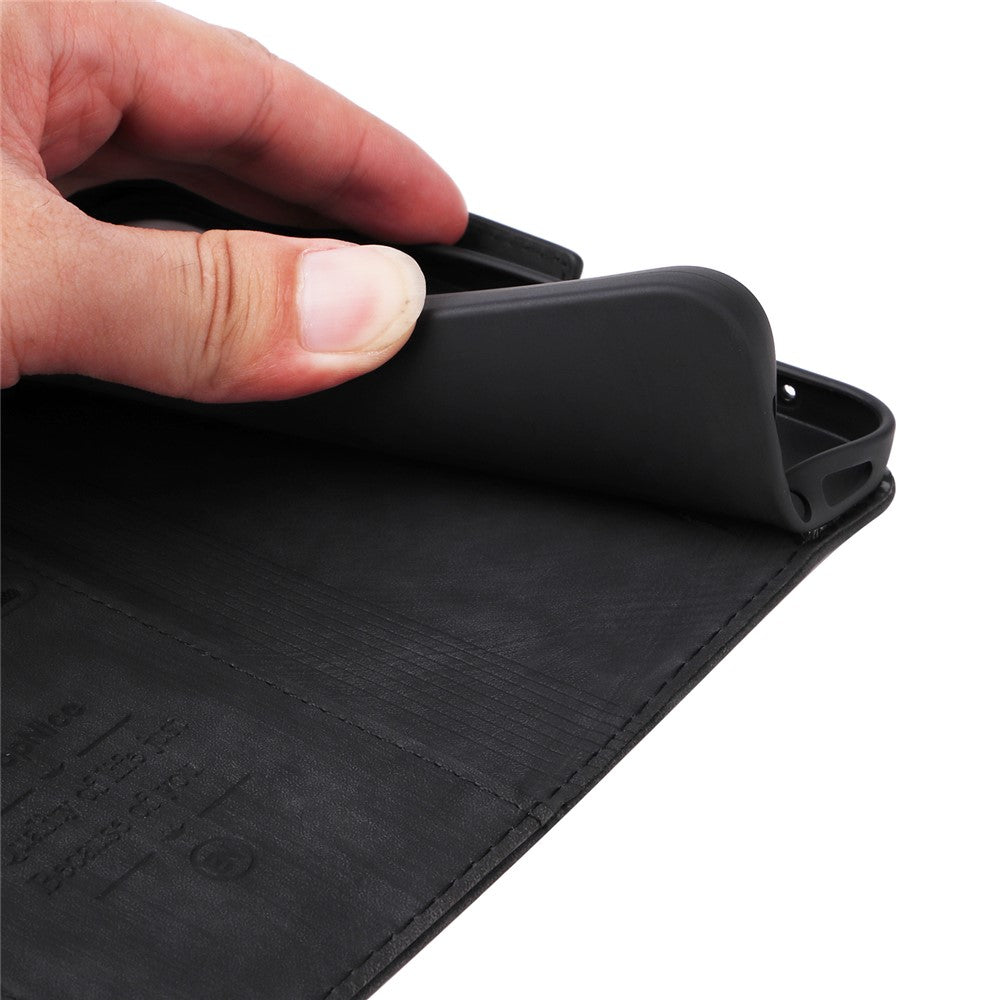 BETOPNICE 001 For Xiaomi Redmi 12 4G Shockproof Smartphone Cover PU Leather Stand Wallet Phone Case