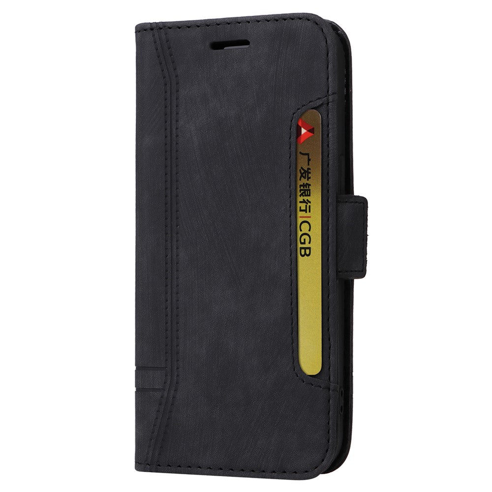 BETOPNICE 001 For Xiaomi Redmi 12 4G Shockproof Smartphone Cover PU Leather Stand Wallet Phone Case