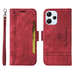 BETOPNICE 001 For Xiaomi Redmi 12 4G Shockproof Smartphone Cover PU Leather Stand Wallet Phone Case