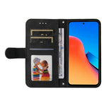 For Xiaomi Redmi 12 4G Leather Wallet Cases Skin Touch Phone Cover Stand with Strap