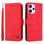 For Xiaomi Redmi 12 4G Leather Wallet Cases Skin Touch Phone Cover Stand with Strap