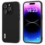 ABEEL For iPhone 15 Pro Max Protective Slim Case Textured PU Leather+TPU Phone Cover