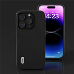 ABEEL For iPhone 15 Pro Max Protective Slim Case Textured PU Leather+TPU Phone Cover