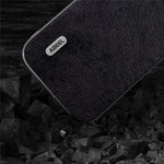 ABEEL For iPhone 15 Pro Max Phone Case Litchi Texture PU Leather Coated TPU Shockproof Cover
