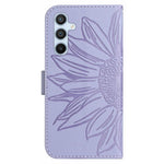 HT04 Til Samsung Galaxy A25 5G (Global) (161.0 x 76.5 x 8.3mm) Læderpung Etui Stativ Telefoncover med Skulderrem