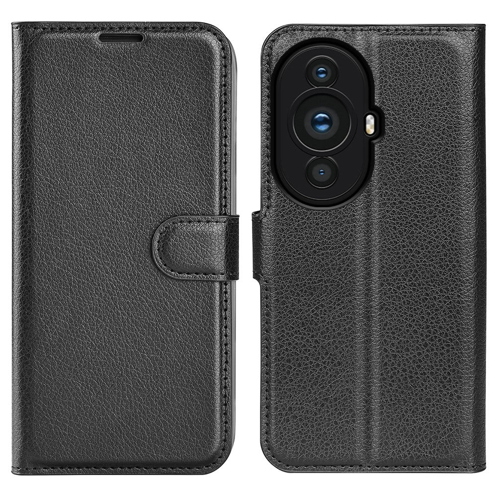 For Huawei nova 11 Pro / nova 11 Ultra Dustproof Phone Cover TPU + PU Leather Litchi Texture Phone Stand Case Wallet