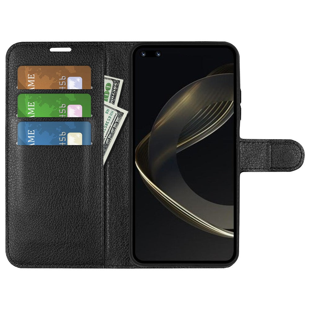 For Huawei nova 11 Pro / nova 11 Ultra Dustproof Phone Cover TPU + PU Leather Litchi Texture Phone Stand Case Wallet