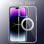 Magnetic Clear Case for iPhone 14 Pro Max Compatible with MagSafe TPU + PC Drop Protection Phone Cover