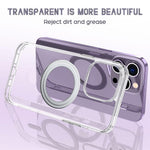Magnetic Clear Case for iPhone 14 Pro Max Compatible with MagSafe TPU + PC Drop Protection Phone Cover