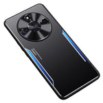 TPU + Aluminum Alloy Phone Case for Honor X50 , Anti-drop Phone Back Cover Protector