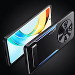 TPU + Aluminum Alloy Phone Case for Honor X50 , Anti-drop Phone Back Cover Protector