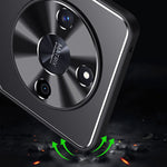 TPU + Aluminum Alloy Phone Case for Honor X50 , Anti-drop Phone Back Cover Protector