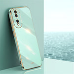 XINLI Til Honor 90 Stødsikkert Telefoncover Præcis Linseudskæring TPU Elektrobelagt Cover