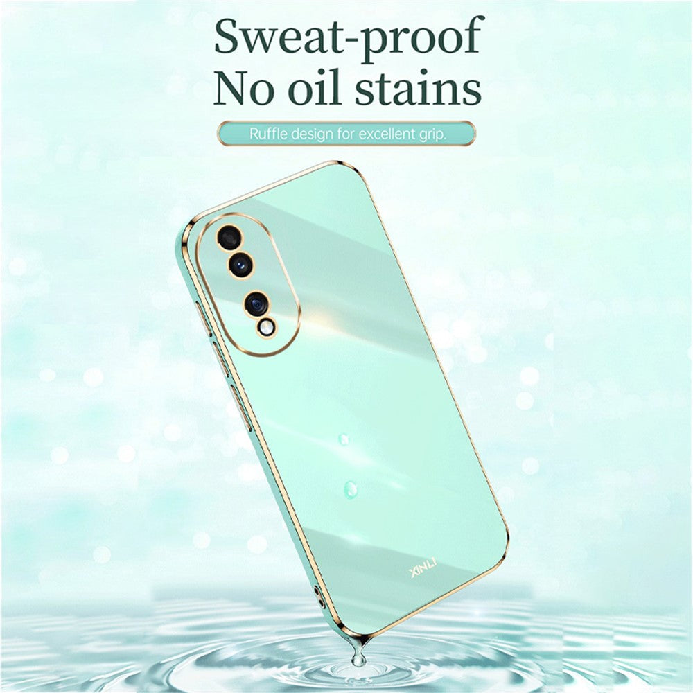 XINLI Til Honor 90 Stødsikkert Telefoncover Præcis Linseudskæring TPU Elektrobelagt Cover