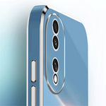 XINLI Til Honor 90 Stødsikkert Telefoncover Præcis Linseudskæring TPU Elektrobelagt Cover