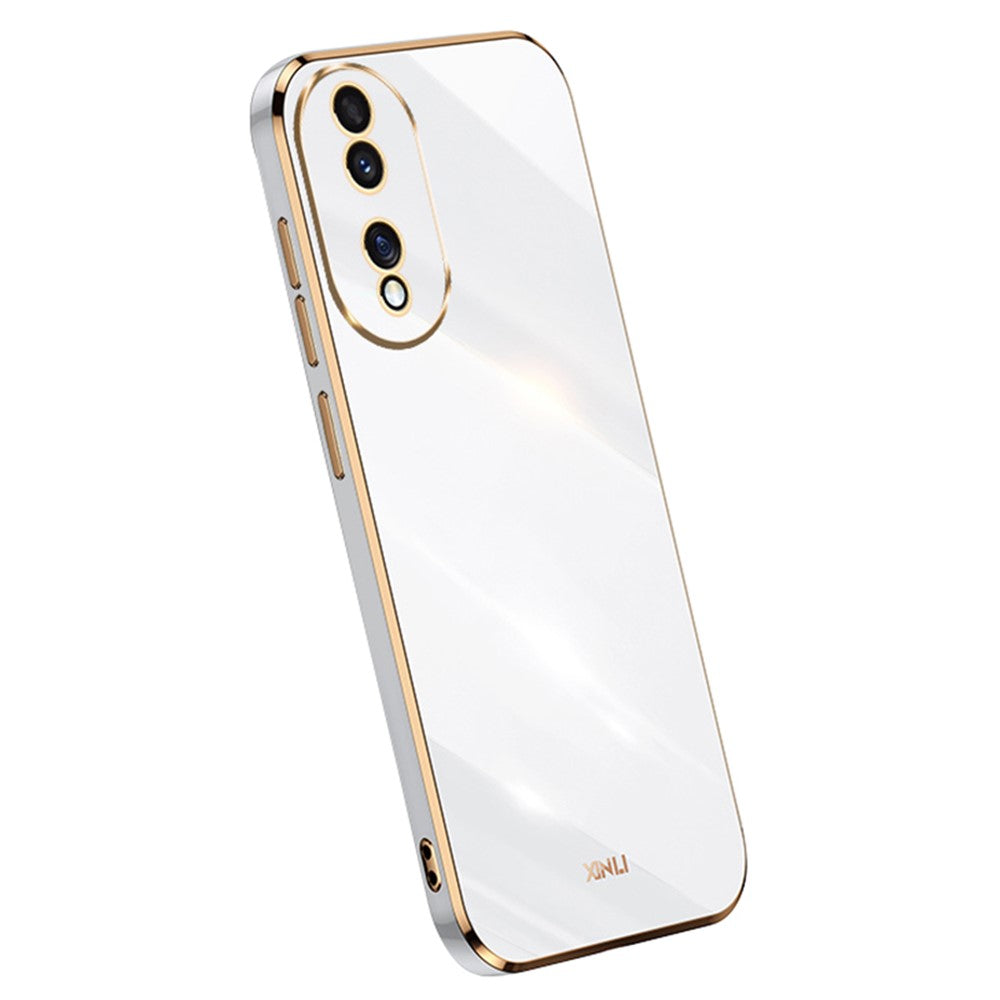 XINLI Til Honor 90 Stødsikkert Telefoncover Præcis Linseudskæring TPU Elektrobelagt Cover