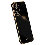 XINLI Til Honor 90 Stødsikkert Telefoncover Præcis Linseudskæring TPU Elektrobelagt Cover