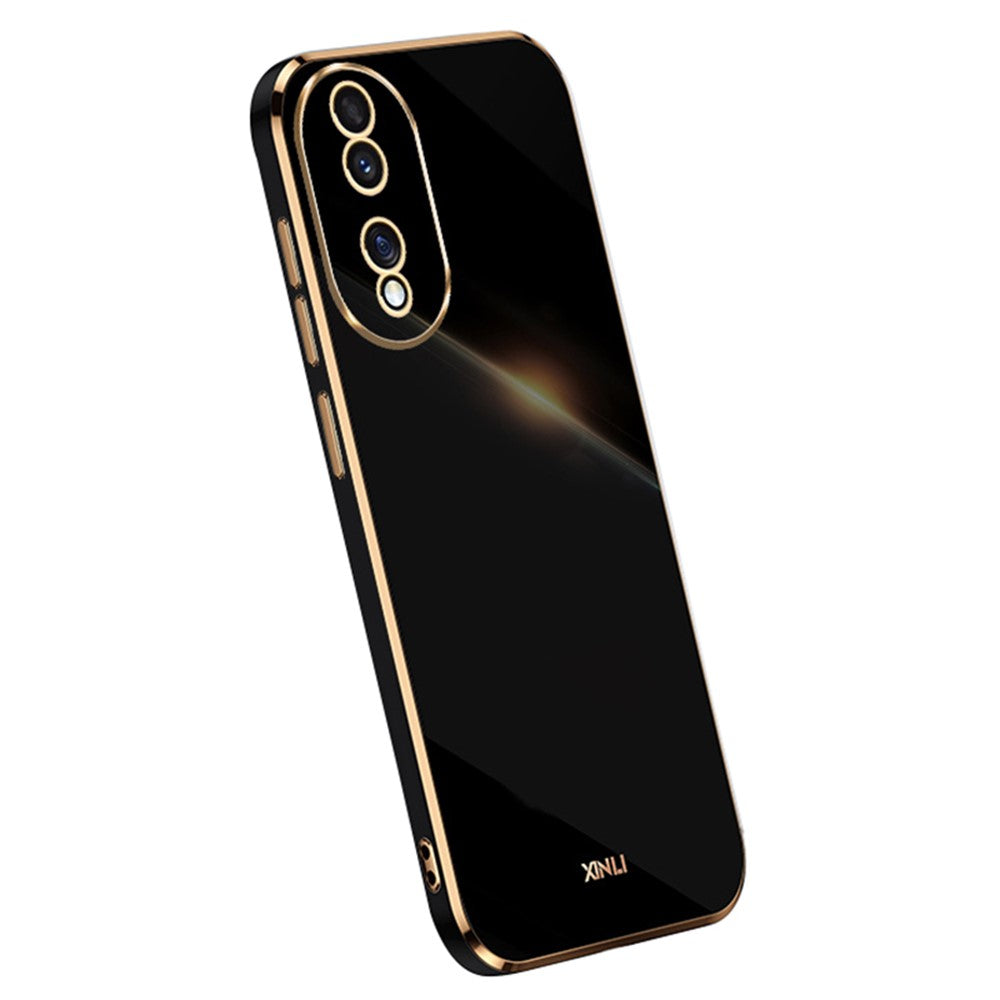 XINLI Til Honor 90 Stødsikkert Telefoncover Præcis Linseudskæring TPU Elektrobelagt Cover