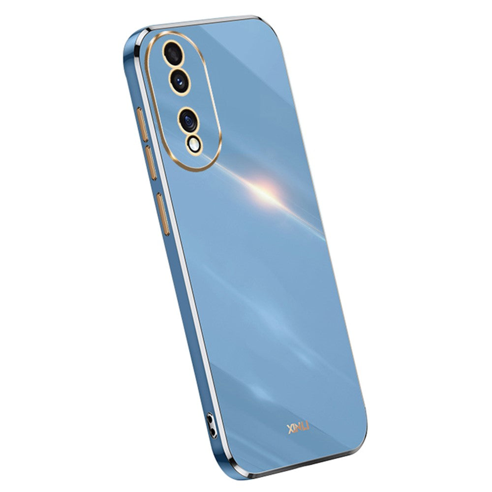 XINLI Til Honor 90 Stødsikkert Telefoncover Præcis Linseudskæring TPU Elektrobelagt Cover