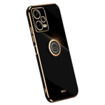 XINLI TPU-skal för Xiaomi Redmi Note 12 5G (Global), Ringstativ Galvaniserat mobilskal