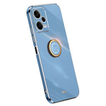 XINLI TPU Case for Xiaomi Redmi Note 12 5G (Global) , Ring Kickstand Electroplated Phone Cover