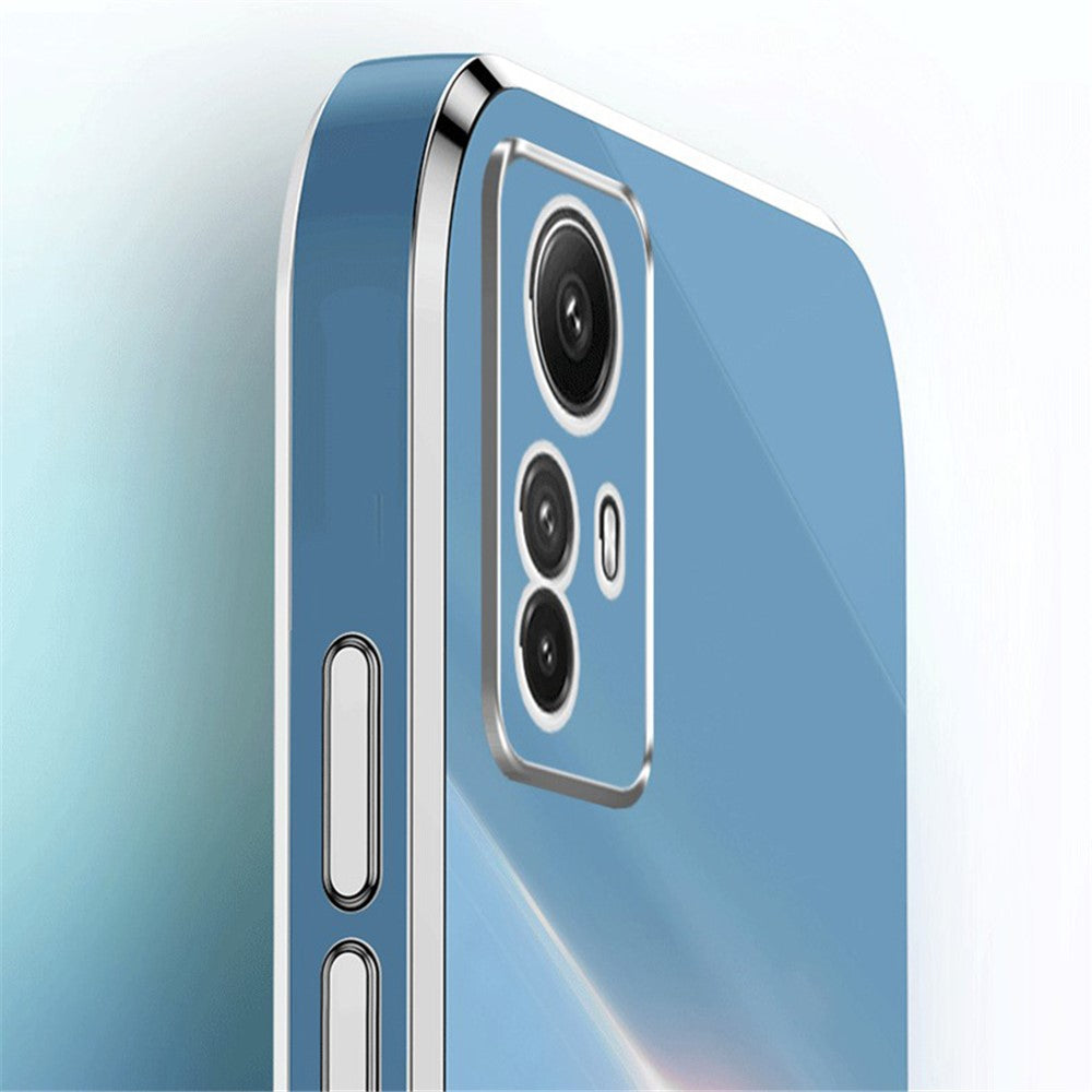 XINLI For Xiaomi Redmi Note 12S 4G Ring Kickstand TPU Phone Cover Electroplated Phone Case
