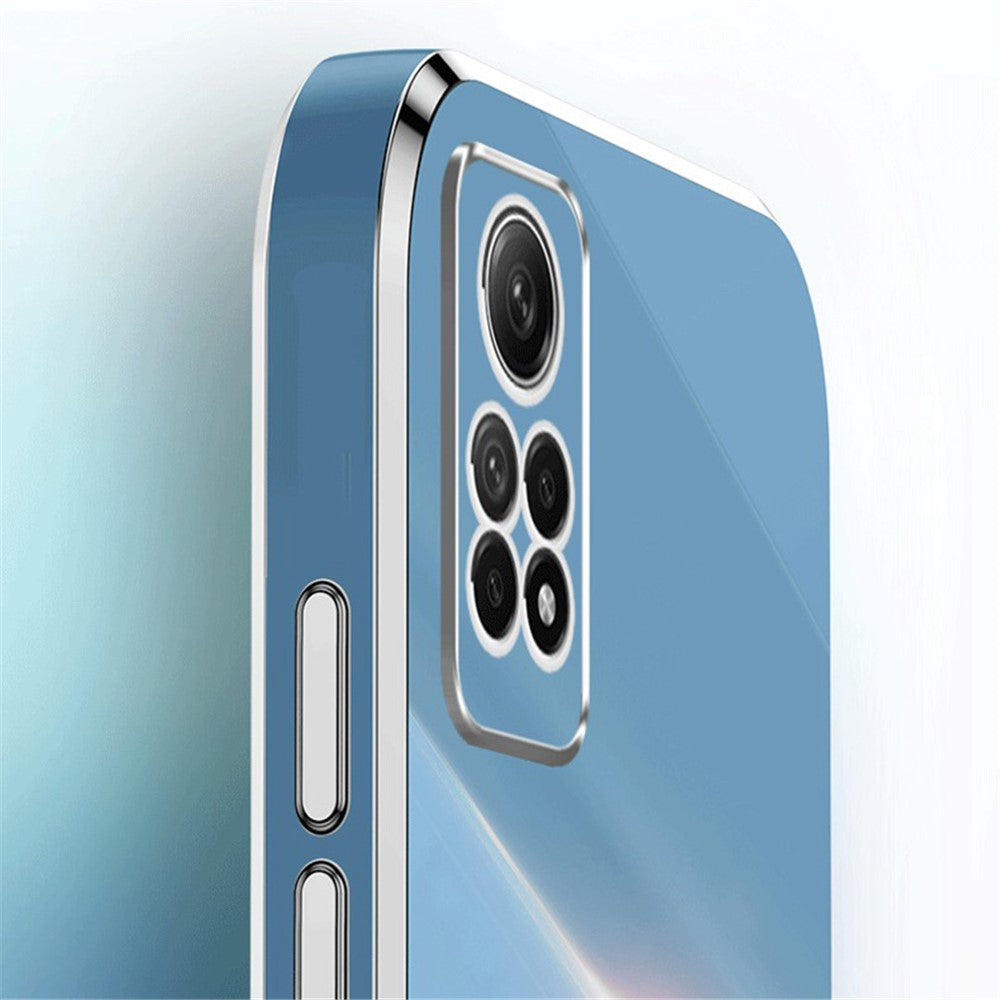 XINLI Phone TPU Case for Xiaomi Redmi Note 12 Pro 4G , Electroplated Ring Kickstand Phone Cover