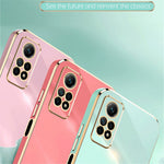 XINLI Phone TPU Case for Xiaomi Redmi Note 12 Pro 4G , Electroplated Ring Kickstand Phone Cover