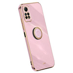 XINLI Phone TPU Case for Xiaomi Redmi Note 12 Pro 4G , Electroplated Ring Kickstand Phone Cover