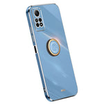 XINLI Phone TPU Case for Xiaomi Redmi Note 12 Pro 4G , Electroplated Ring Kickstand Phone Cover
