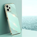 XINLI For Xiaomi Redmi 12 4G Electroplating Edge Phone Cover Soft TPU Protective Phone Case