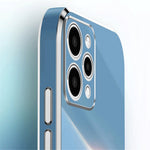 XINLI For Xiaomi Redmi 12 4G Electroplating Edge Phone Cover Soft TPU Protective Phone Case
